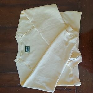 Daily Drills Crop Sweatshirt, Yellow, Multiple Size, new